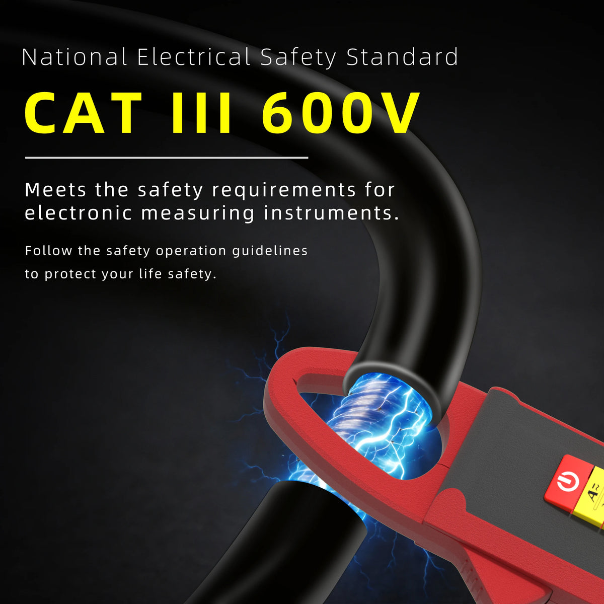 NEW UX2 Digital Clamp Meter 200A Auto-ranging Non-contact Current Voltage Frequency Temperature Voltmeter Multimeter