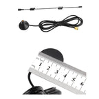 2PCS 2.4GHz 5.8GHz Dual Band WIFI Antenna 7dBi Magnetic Base RP SMA Male  with 3M Extension Cable GR174 for Wifi Router Modem