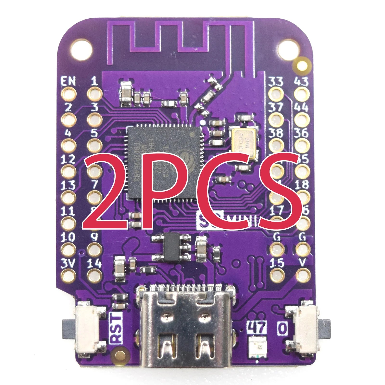 S3 Mini V1.0.0 - LOLIN WIFI Bluetooth IOT Board based ESP32-S3FH4R2 ESP32-S3 4MB FLASH 2MB PSRAM MicroPython Arduino Compatible