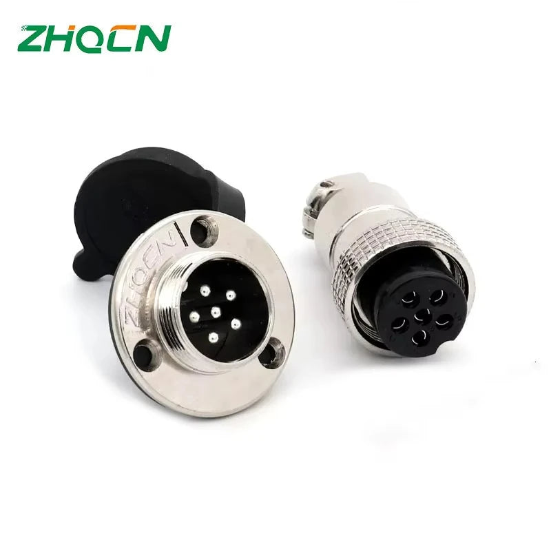 DF20 GX20 Aviation Connector 2 3 4 5 6 7 8 9 10 12 14 Pin Male Female Plug Socket Metal Push Pull Cable Connector Gold Plated Co