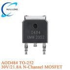 10PCS 100N03A 30N06 40N06 50N06 15N10 TO-252 30V/90A N-channel MOSFET Chip IRFR5305TR AOD4185 AOD403 20N06 12N10 IRLR8726TR