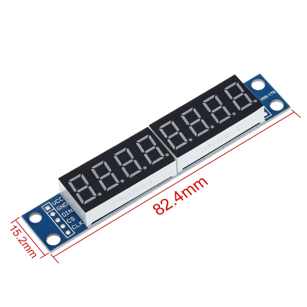 MAX7219 Led Module 8-Digit 7 Segment Digital LED Display Tube For Arduino MCU