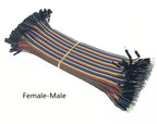 40-120pcs Dupont Line 10CM 20CM 30CM 40Pin Male to Male + Male to Female Female to Female Jumper Wire Dupont Cable for  DIY KIT
