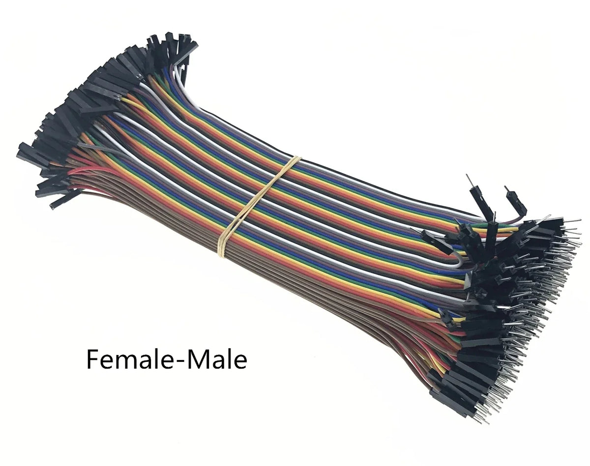 40-120pcs Dupont Line 10CM 20CM 30CM 40Pin Male to Male + Male to Female Female to Female Jumper Wire Dupont Cable for  DIY KIT