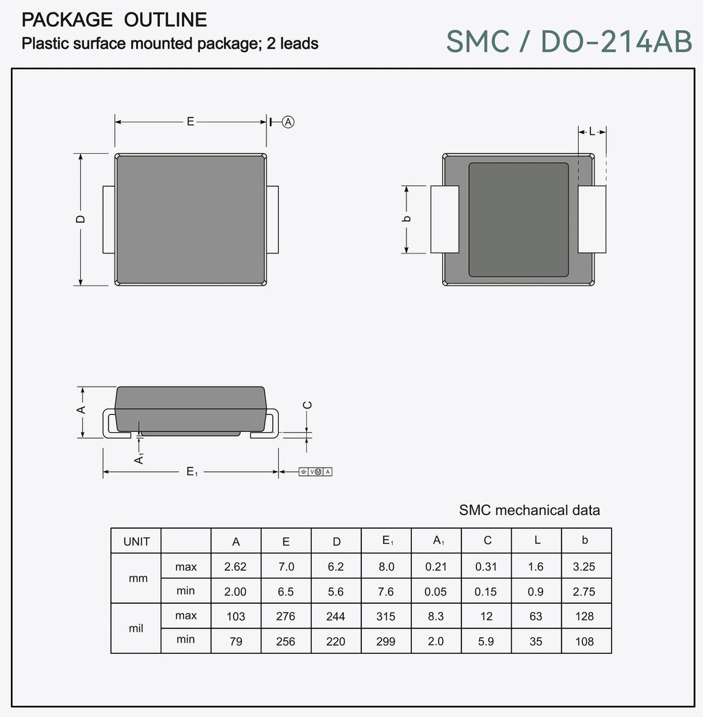 Super Fast Recovery Rectifier Diode ES1D ES1G ES1J ES2D ES2J ES2G ES3D ES3G ES3J ES5D ES5G ES5J SOD-123FL SMA SMB SMC DO-214