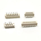20PCS 1.0mm FPC/FFC Connector LCD Flexible Flat Cable Socket 4 6 8 10 12 14 18 20 22 24 30 Pin Double Row DIP Straight Pin Type
