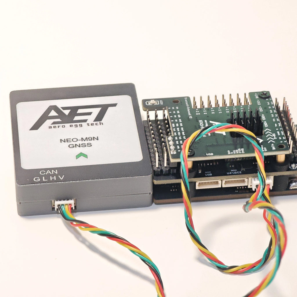 AeroEggTech NEO M9N GNSS Module High Precision CAN Protocol Large Size Antenna 8310 Compass For Industrial Navigation