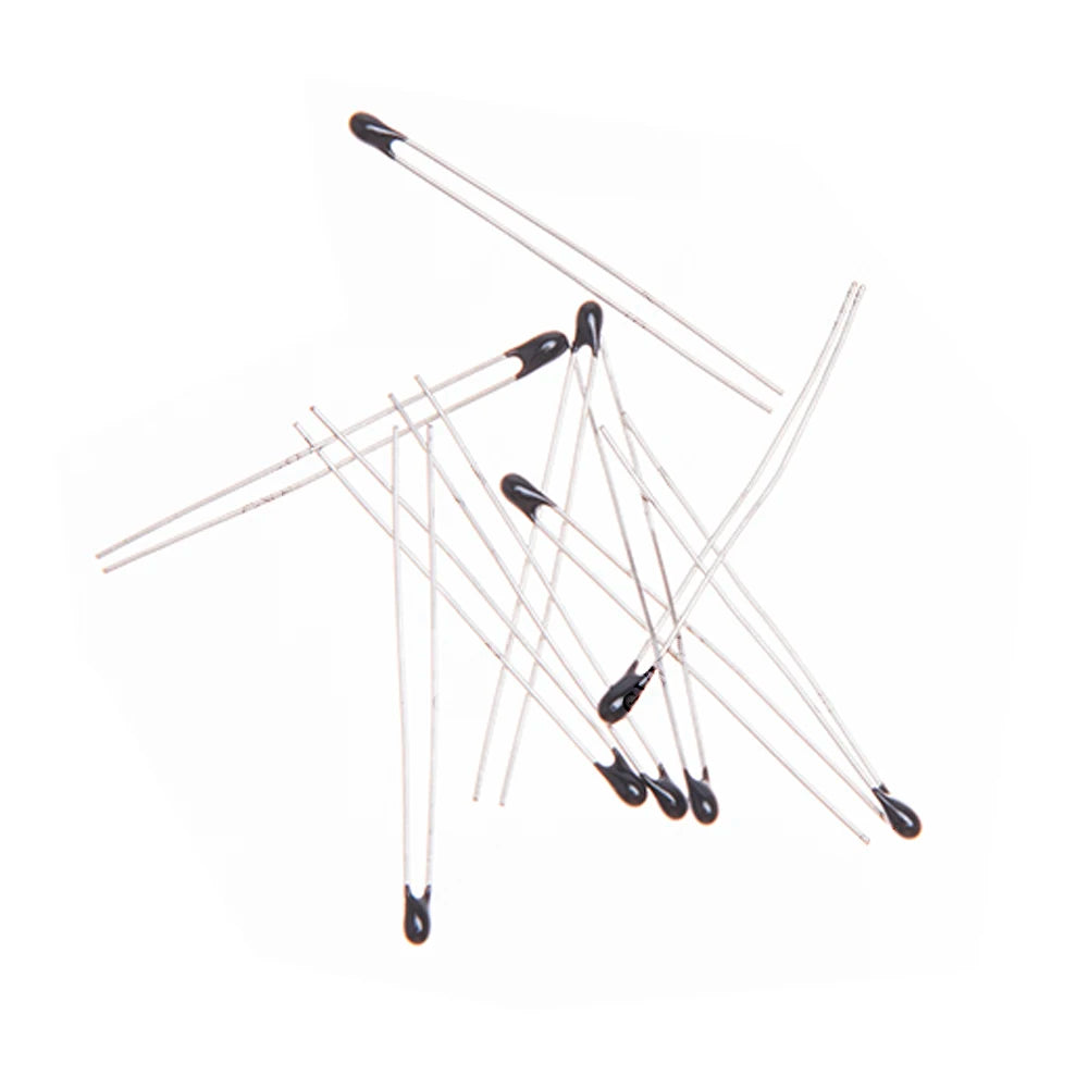 100PCS 10Values MF52 NTC Thermistor Kit 1K-100K 3950B for Temperature Sensing & Circuit Overheat Protection 1K 10K 100K