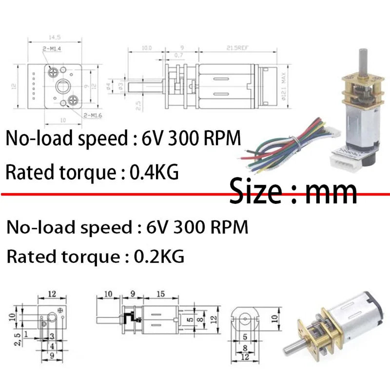 4WD Chassis Smart Robot Car 6V N20 DC Mini Micro Gear Motor Smart Car Kit 4WD Robot Chassis Kits With Encoder Mecanum Wheel Car