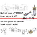 4WD Chassis Smart Robot Car 6V N20 DC Mini Micro Gear Motor Smart Car Kit 4WD Robot Chassis Kits With Encoder Mecanum Wheel Car