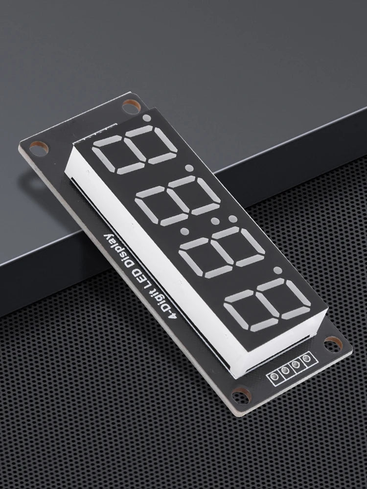 TM1637 LED Display Module 4 Digit Time Indicator Tube 7 Segment Digital Indicator Tube 0.56 Inch Digital LED Module