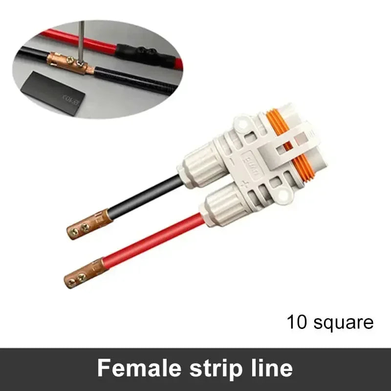 120A 1200V Male Female Connector Waterproof Big Current Parking Air Conditioner Plug Electric Forklift Generator Connectors