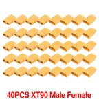 40/1pc XT90 Plug Male Female Connector Cable Wire Terminal Power Plugs for RC Lipo Battery Drone Boat Car Connectors Adapter