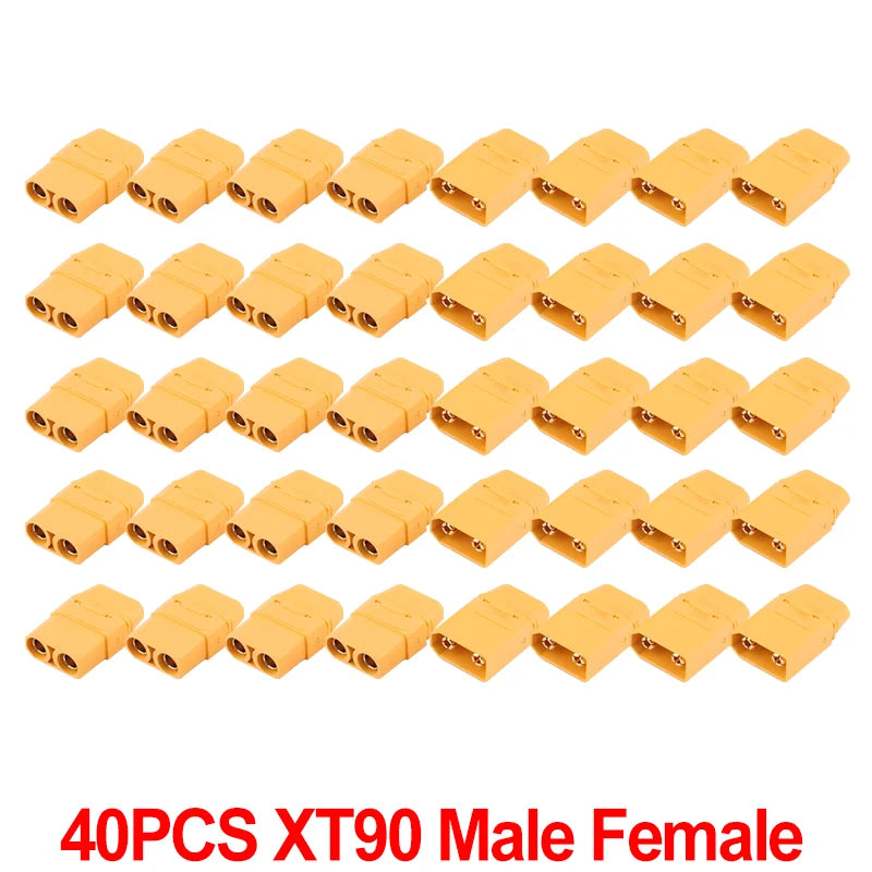 40/1pc XT90 Plug Male Female Connector Cable Wire Terminal Power Plugs for RC Lipo Battery Drone Boat Car Connectors Adapter