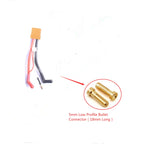 Hardcase Lipo Harness 2S JST XH Balance XT60 Tamiya Deans EC3 EC5HXT TrX Plug to 90 Degree 4.0/5.0mm Bullet Connector with Cover