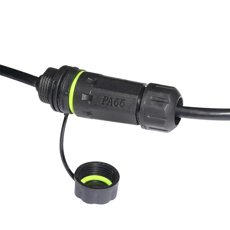 Outdoor Waterproof RJ45 CAT6 Network Cable Connector Joint M20 IP68 Breeding Intelligent Equipment Network Plug with Wire 1pc