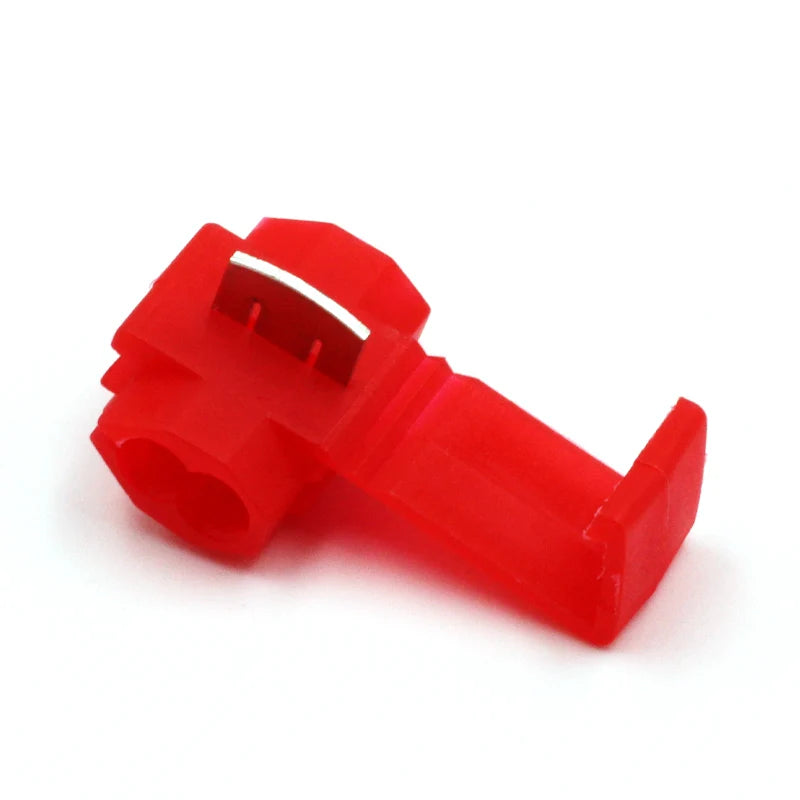 50/20/10PCS Red Electrical Cable Connectors Fast Quick Splice Lock Wire Terminals Crimp 22-16 18-14 12-10AWG Wire Connector