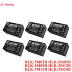 1Pc-2Pcs 5W 220V to 5V/3.3V/9V/12V/15V/24V AC DC Mini Power Supply Module Board Hi-Link HLK-5M03 5M05 5M09 5M12 5M15 5M24 5M05B