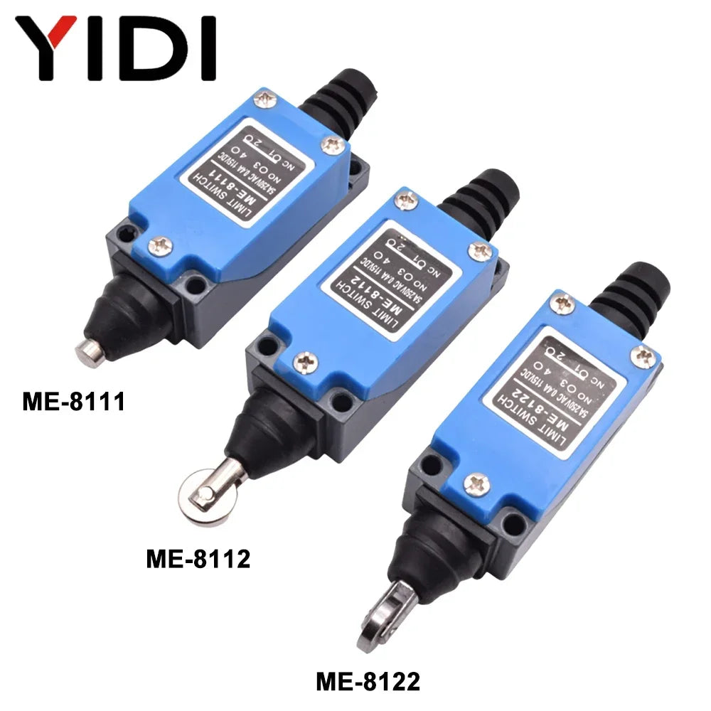 ME 8104 8108 8111 8122 9101 CNC Micro Momentary Limit Switch 5A/220V Rotary Roller Lever Sealed Industrial Machine Limit Switch
