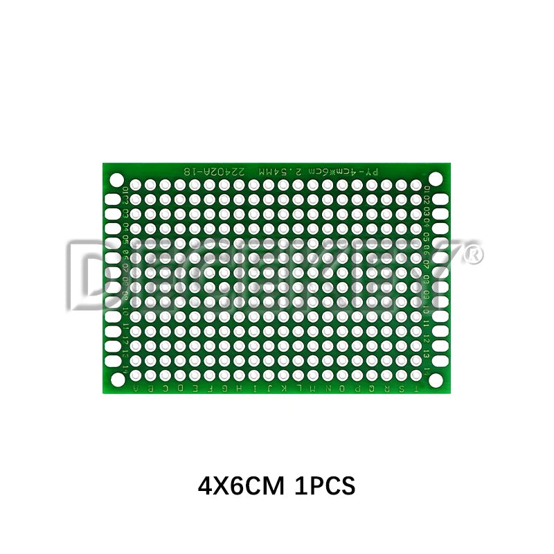 Double side PCB 2.54mm FR-4 7x9 6x8 5x7 4x6 3x7 2X8 12x8cm 9x15cm DIY Universal printed circuit PCB board protoboard 6*8 5*7
