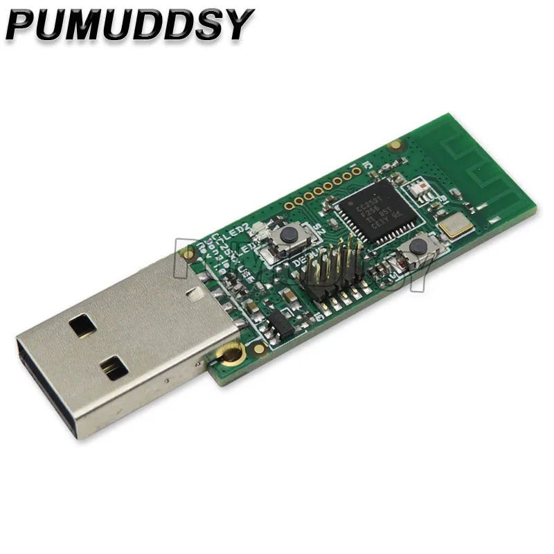 Wireless Zigbee Sniffer Board Packet Protocol Analyzer USB Interface Dongle Capture Module CC2531 CC2540 With Shell Antenna