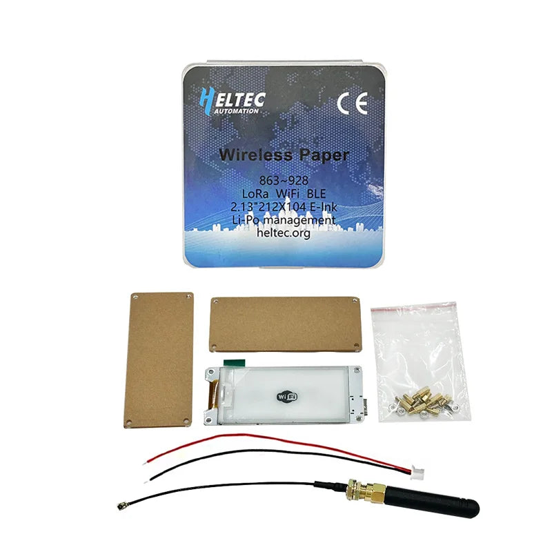 Heltec Lora Wireless Paper Meshtastic ESP32-S3FN8+SX1262  loT Wi-Fi, LoRa,BLE  Eink Display