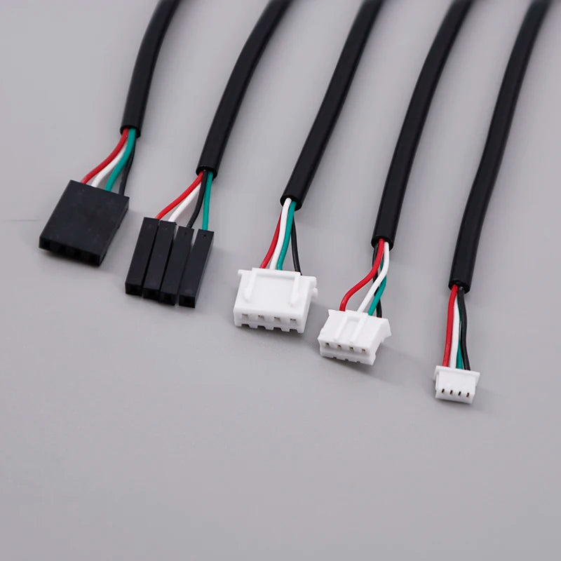 USB Male Female Terminal Data Line To Head JST 1.25/ZH1.5/PH2.0/XH2.54-4Pin Adapter Extension Touch Screen Cord