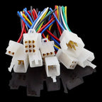 5pairs 2.8mm Automotive Controller Handle Motor Wire Connector 2/3/4/6/9P 15cm 0.75mm2 18AWG Automobile Male Female Plug Cable