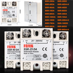 Solid State Relay SSR-40DA AC DC 10A/25A/30A/40A/50A/75A/80A/100A