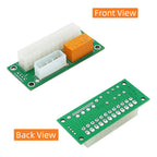Dual PSU Power Supply Sync Adapter Board with LED Add2psu ATX 24Pin To 4pin Molex Synchronous Connector Riser Cable Miner Mining