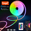RGB Neon LED Strip 1/2/3/5M IP65 Waterproof DIY USB Neon Strip Tuya App Remote Control Flexible Ribbon for Home Decor Lighting