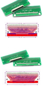 FPC/FFC Adapter Board 0.5/1.0MM to 2.54MM Soldered Connector 4/5/6/8/10/12/14/16/20/26/3040/45/50/60 Pin
