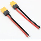 1 pair XT60 XT30 XT90 T Plug Male Female Connector with 10CM Wire, 12/14/16AWG Silicone Cable for RC Lipo Battery