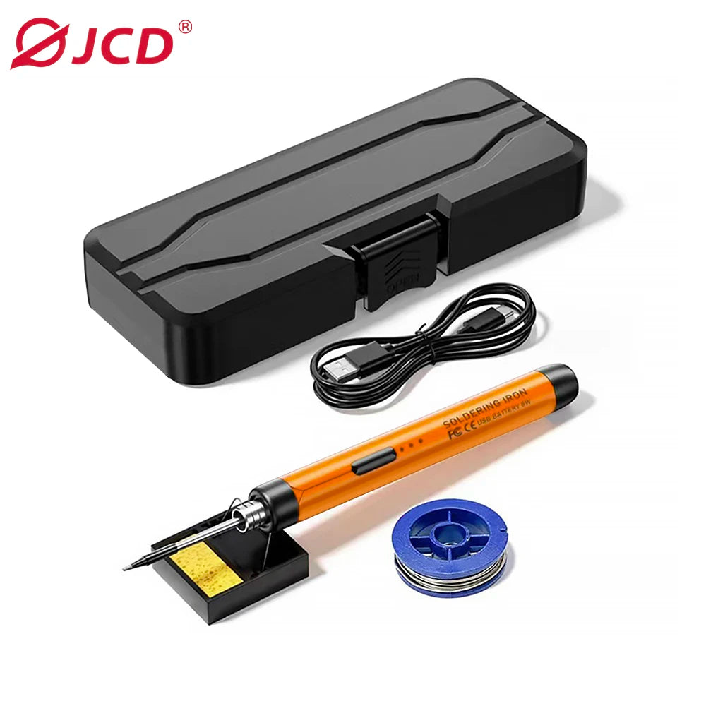 Multifunctional USB Digital Electric Soldering Iron Set Kit Intelligent 300-450℃ Temperature Adjustable Solder Iron Welding Tool