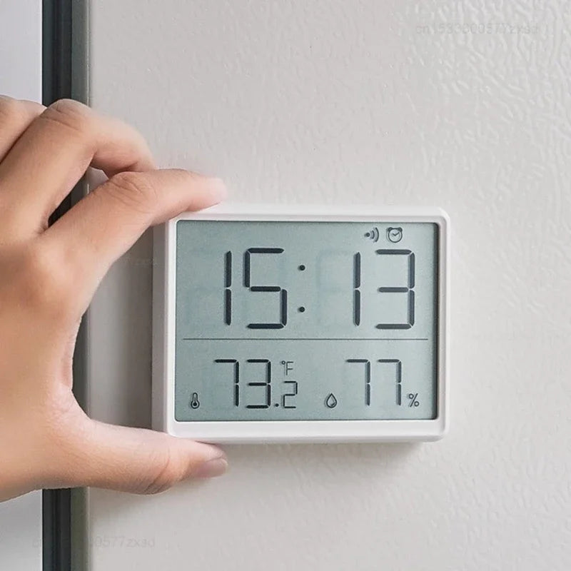 Indoor Multifunction Thermometer Hygrometer Automatic Electronic Temperature Humidity Monitor Clock Monitor Wall Monitor Clocks