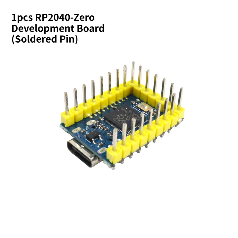 RP2040-Zero Core Board Raspberry Pi RP2040 Dual-Core 133MHz 2MB Flash Stamp Hole Module Compatible with Pico Programming