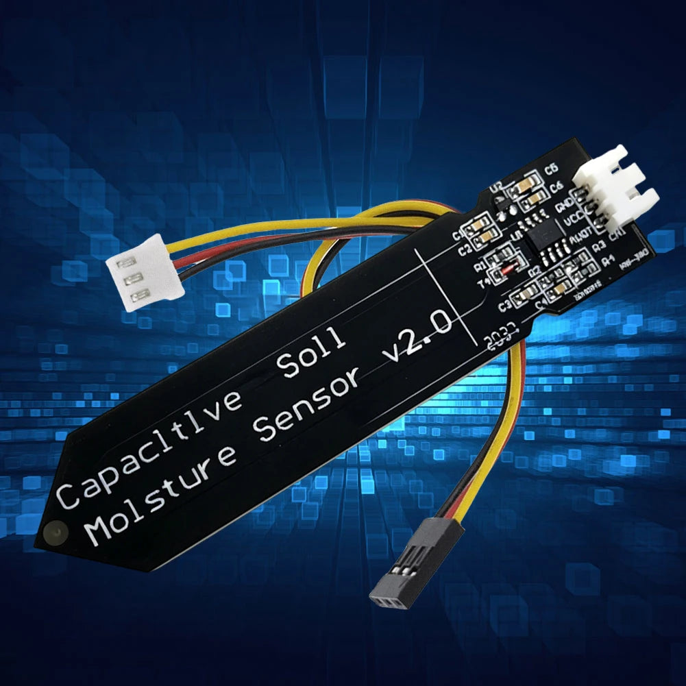 Capacitive Soil Moisture Sensor Module Corrosion Resistant Capacitive Soil Moisture Sensor Board W/ Gravity for Arduino