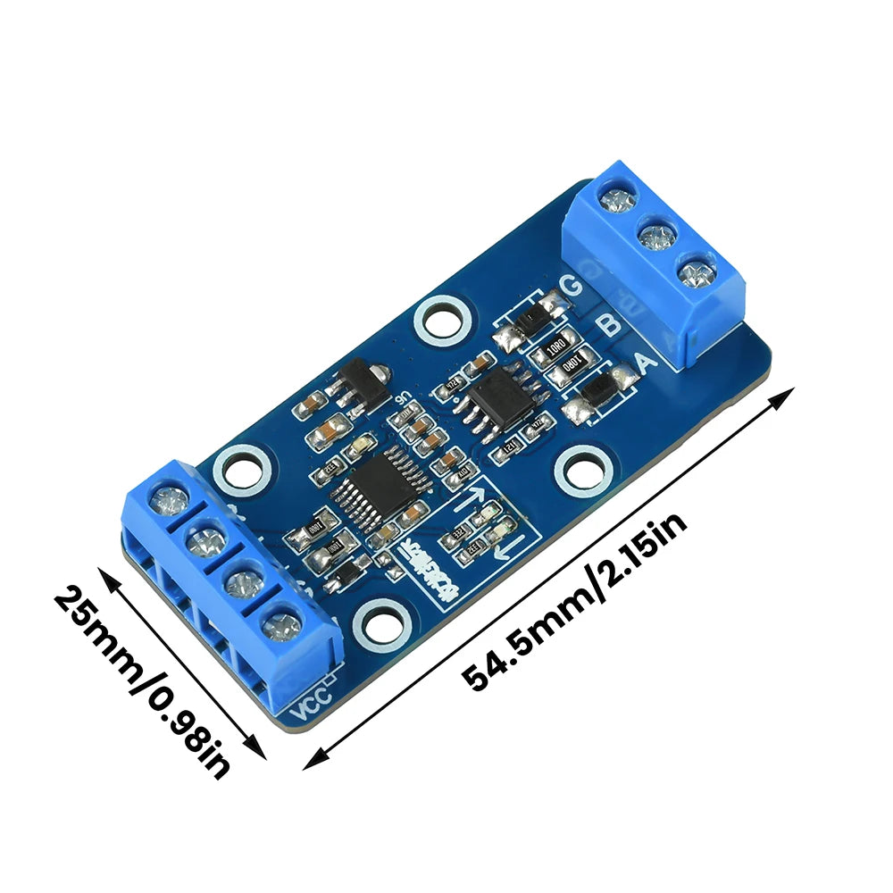 RS232 to RS485 Module Serial Conversion Module 232/485 Mutual Conversion Module TVS Industrial Grade Protection