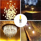 10PCS Dimmable Mini G4 LED COB Lamp 6W Bulb AC DC 12V 220V Candle Lights Replace 30W 40W Halogen For Chandelier Spotlight