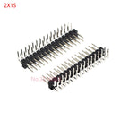 10PCS Double row MALE 2.54MM PITCH Right Angle PIN Header connector 2*2/3/4/5/6/7/8/9/10/16/20/40 PIN/P 2x/3/4/5/6/8/10/16/20/40