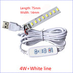 1PCS DC3V-5V Dimmable 5730 SMD LED Lamp 1W 2W 3W 4W 5W 10W LED Light Beads White Warm White With Light Adjust Switch.