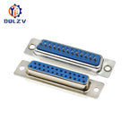 5PCS D-SUB 9 15 25 37 Pin Male Female Solder Type Connector DIP Straight Mount Serial Port Adapter 2 Rows DB9 DB15 DB25 DB37