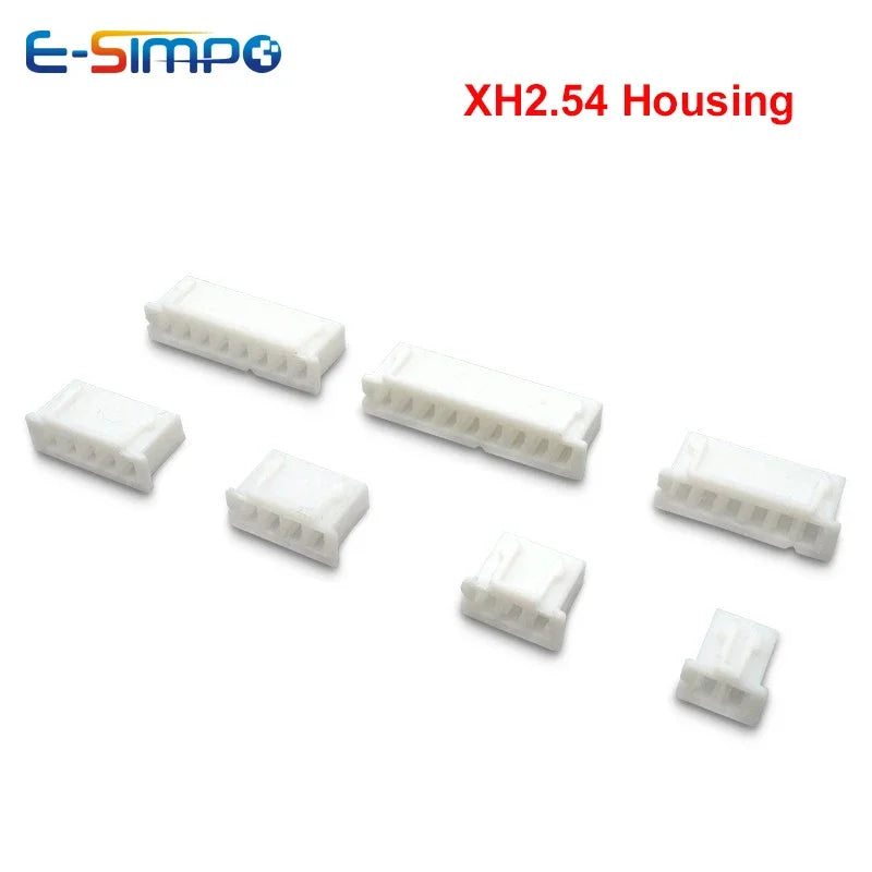 50pcs XH2.54mm-Y 2P/3P/4P/5P/6P/7P/8P/9P/10P-15P 2.54mm Wire Plastic Case Connector Housing