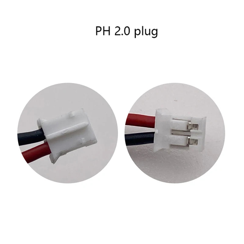 103450 3.7V 2000mAh Polymer Lithium Rechargeable Battery Jst PH 2.0mm 2pin Plug for Camera GPS Navigator MP5 Bluetooth Headset