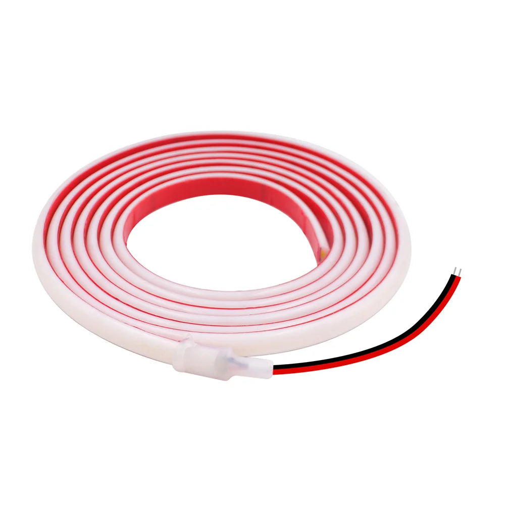 COB Led Neon Strip IP68 Waterproof 12V 24V Light Tape 320 LEDs Flexible Milk Tube Liner Lighting 10 Colors 0.5m 1m 2m 3m 4m 5m