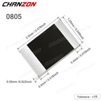 183 Values 100Pcs 0805 1%  0 - 10MR SMD Resistors High Precision Film Chip Fixed 1K 2K 4.7K 10K 100K 160K 220K 300K 330 470 Ohm
