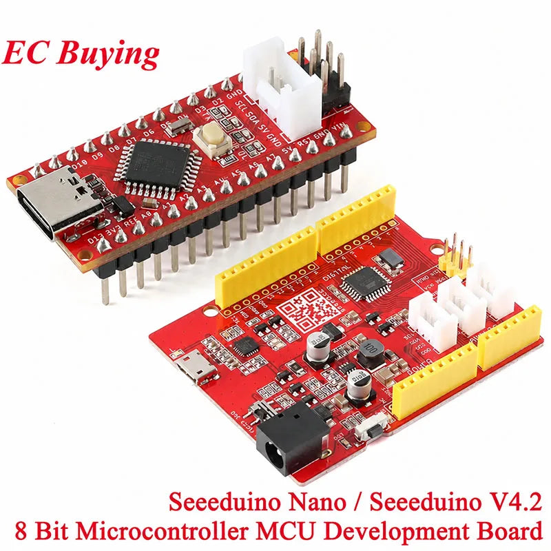 Seeeduino Seeed V4.2 For Arduino Nano Atmega328P AVR 8 Bit Microcontroller MCU Development Board Module Grove Seeeduino Nano