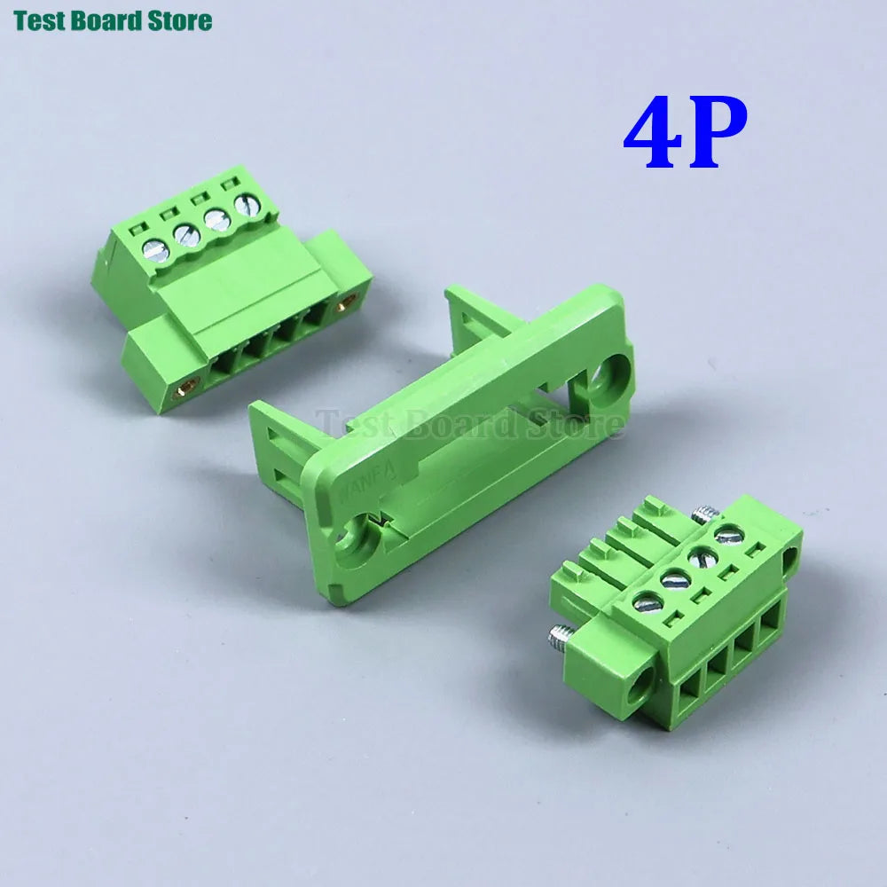 1Set 15EDGWC Pitch 3.81mm 2P/3P/4P/5P/6P/7P/8P/9P/10P/12P/16P/24P Pluggable Terminal Block Connector