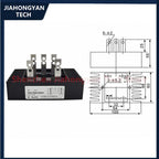 Three-phase bridge rectifier SQL100A 150A 1000V 1600V QL100A 150A 1000V 1600V Single-phase bridge module rectifier