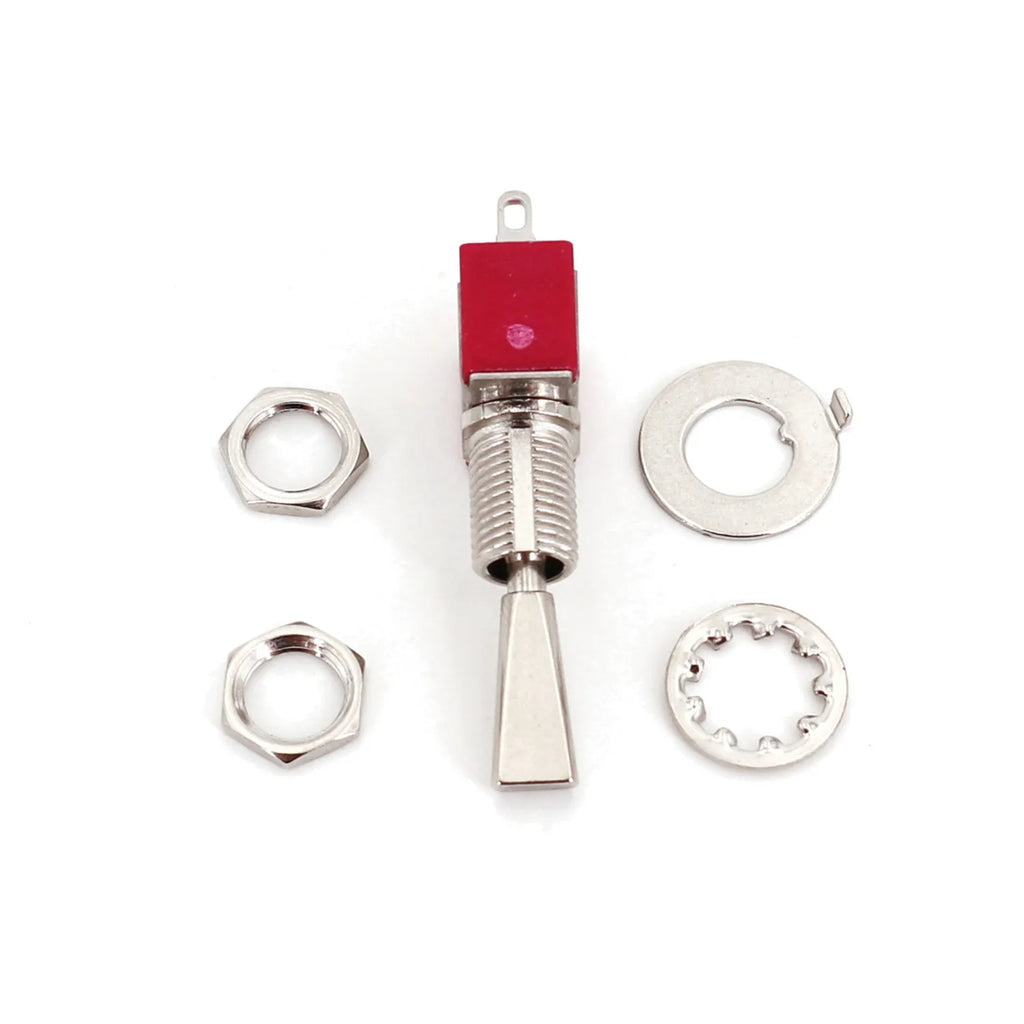 Salecom T80-T U/U2 Series Flat Handle Remote Control Mini Toggle Switch 6.35mm Panel Mount 5A/125VAC